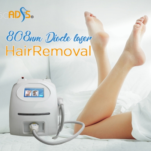 Portable 808nm Laser Hair Removal Machine for Beauty Salon