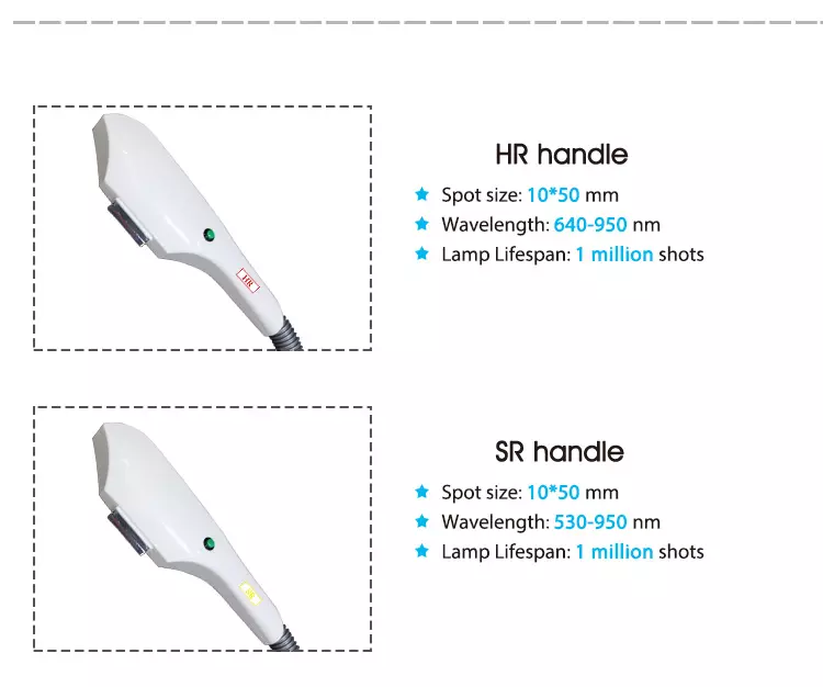Portable SHR Laser Hair Removal Device