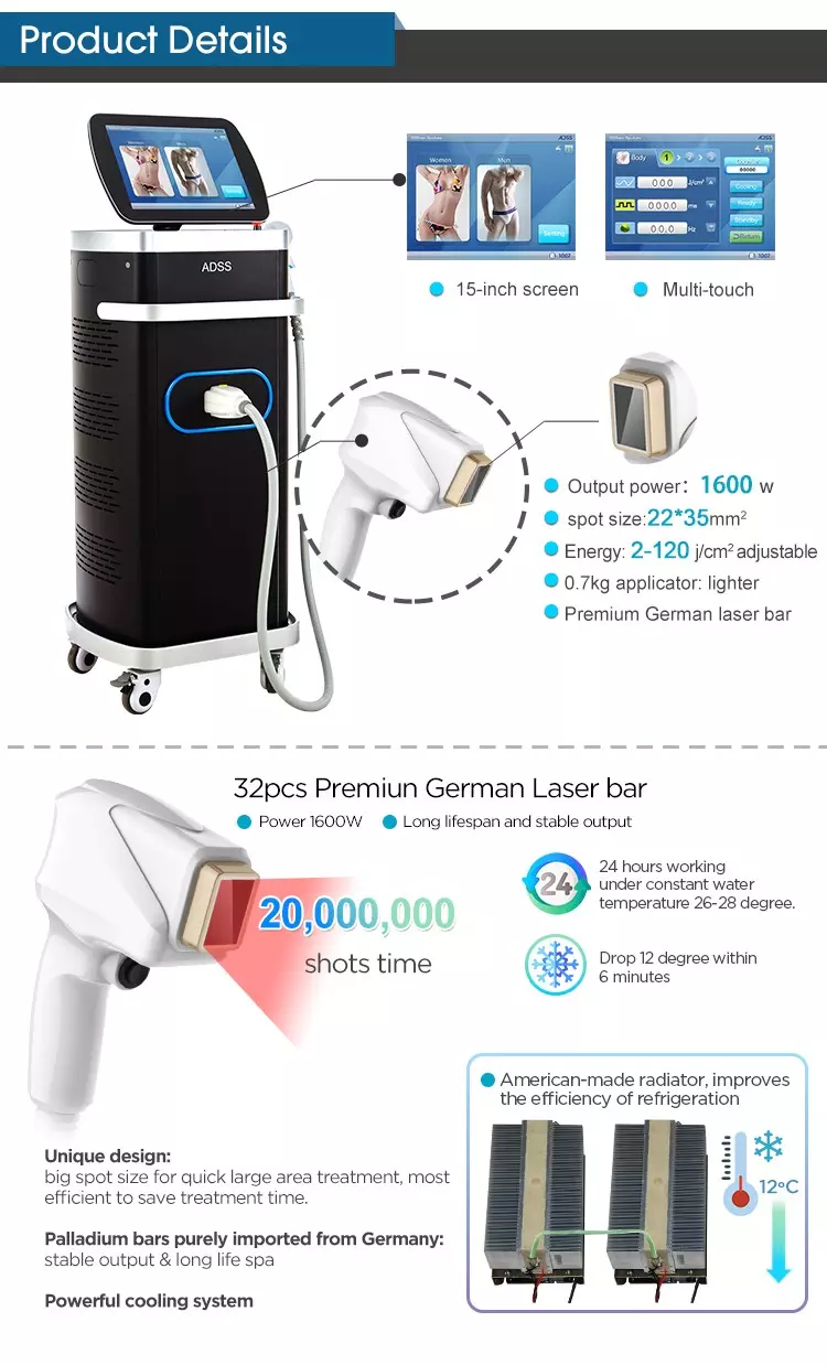Diode Laser Hair Removal Device